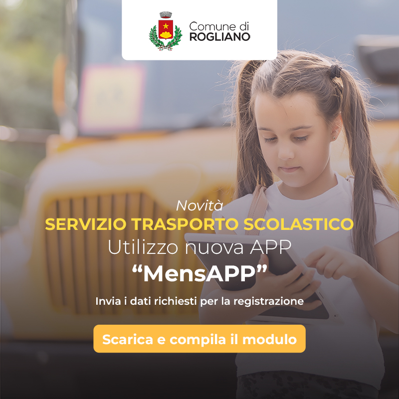 AVVISO | Utilizzo nuova APP per il trasporto scolastico pubblico