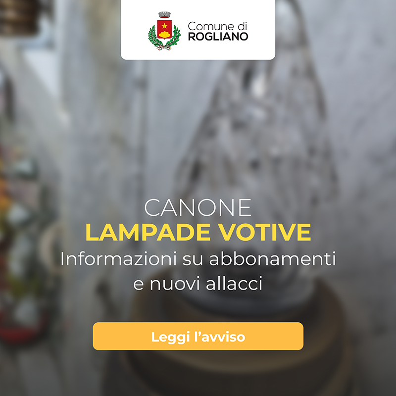 AVVISO | Pagamento canone lampade e nuovi allacci