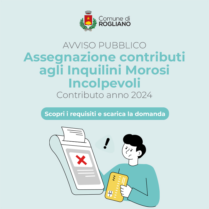 AVVISO PUBBLICO per l’assegnazione di contributi di cui al “Fondo destinato agli Inquilini Morosi Incolpevoli”